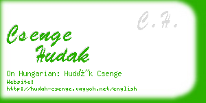 csenge hudak business card